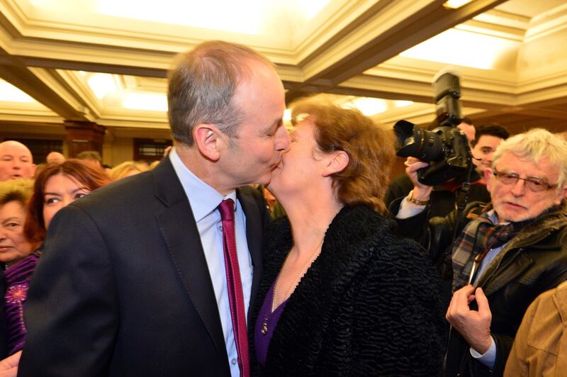 Micheal Martin and wife Mary.Pic Michael Mac Sweeney/Provision