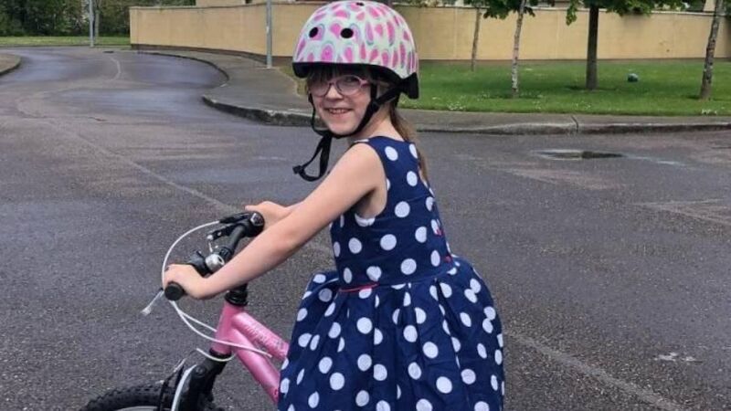 Cork 8-year-old cycled 22km in laps around her home to raise funds for Marymount Cork 8-year-old cycled 22km in laps around her home to raise funds for Marymount