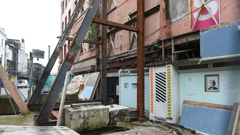 One year on from partial building collapse: North Main Street still suffers One year on from partial building collapse: North Main Street still suffers