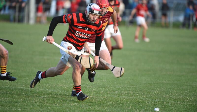 Paudie O'Sullivan, Cloyne,  in action against Youghal. The East Cork club last week lost a similarly gifted forward, Paddy Ring, who also hurled for the Glen. Picture: Larry Cummins.