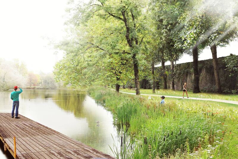 Artist's impression of proposed Marina Park in Cork Artist's impression of proposed Marina Park in Cork