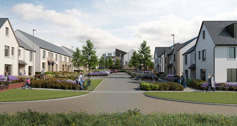 An artist impression of the Ballyvolane housing project.