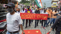 India Tibet China Protest