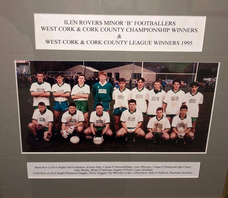 The victorious Ilen Rovers football team who defeated Newtown in the minor B county football title in 1995.