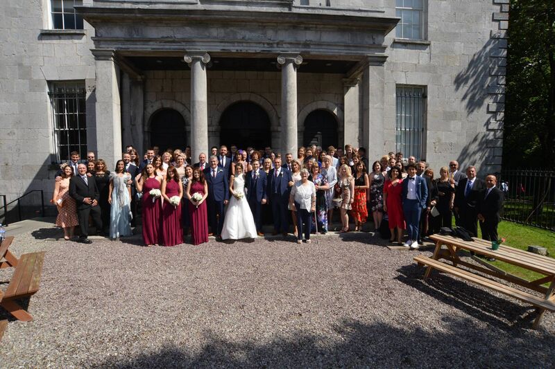 They were wed in the Triskel Arts Centre, Cork City. They were wed in the Triskel Arts Centre, Cork City.