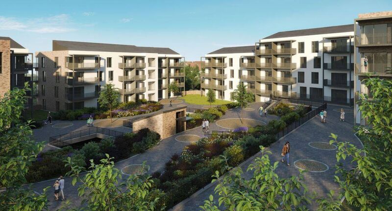 An artist impression of the Ballyvolane housing project.