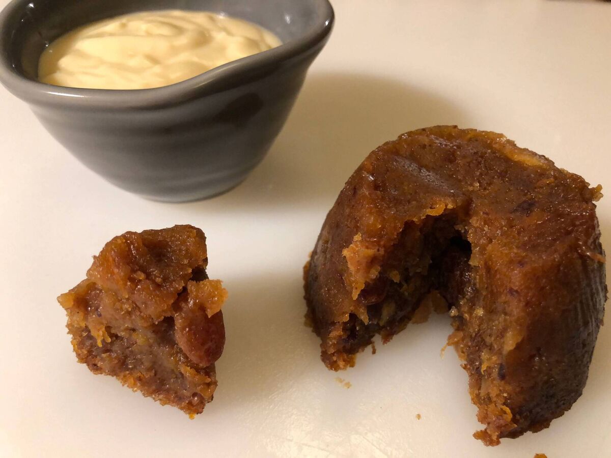 Vegan Christmas pudding by Mercy Fenton. Vegan Christmas pudding by Mercy Fenton.