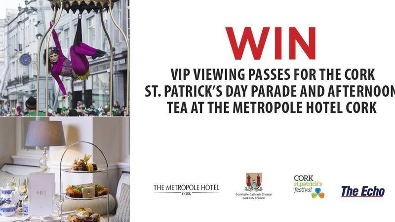 WIN VIP VIEWING PASSES FOR THE CORK ST. PATRICK’S DAY PARADE AND AFTERNOON TEA AT THE METROPOLE HOTEL CORK