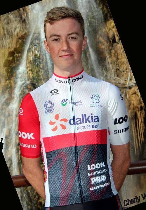 Cork cyclist Darragh O'Mahony wearing the team jersey of French outfit CC Nogent Sur Oise.
