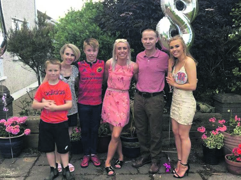 CLOSE-KNIT FAMILY: Eimear Kiely with Dad DJ, mother Joan and the rest of the family. Eimear and Joan say ARC House has been a lifeline for them in coping with grief after the death of DJ CLOSE-KNIT FAMILY: Eimear Kiely with Dad DJ, mother Joan and the rest of the family. Eimear and Joan say ARC House has been a lifeline for them in coping with grief after the death of DJ