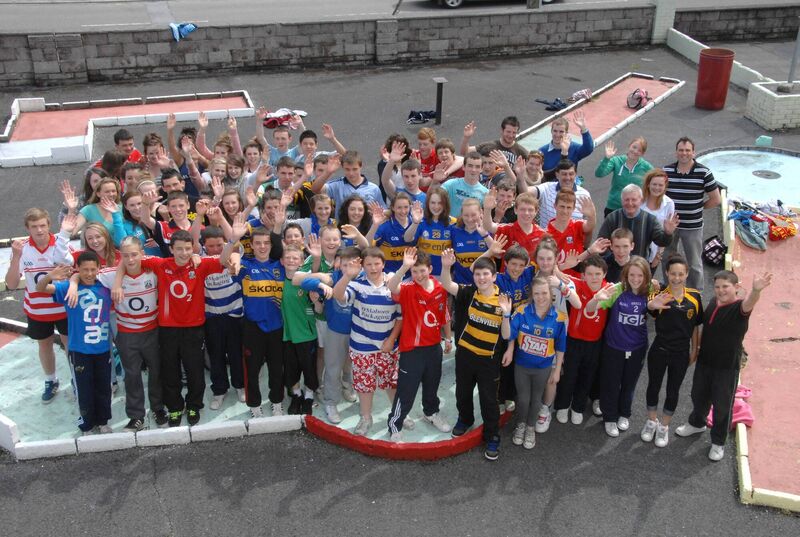 Youngsters attending Colaiste na Munhan in Ballingeary. Picture: Richard Mills