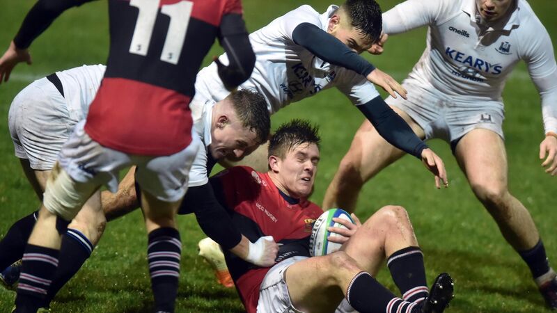 AIL rugby: Lucky 13 for Cork Con as league leaders hold off UCC