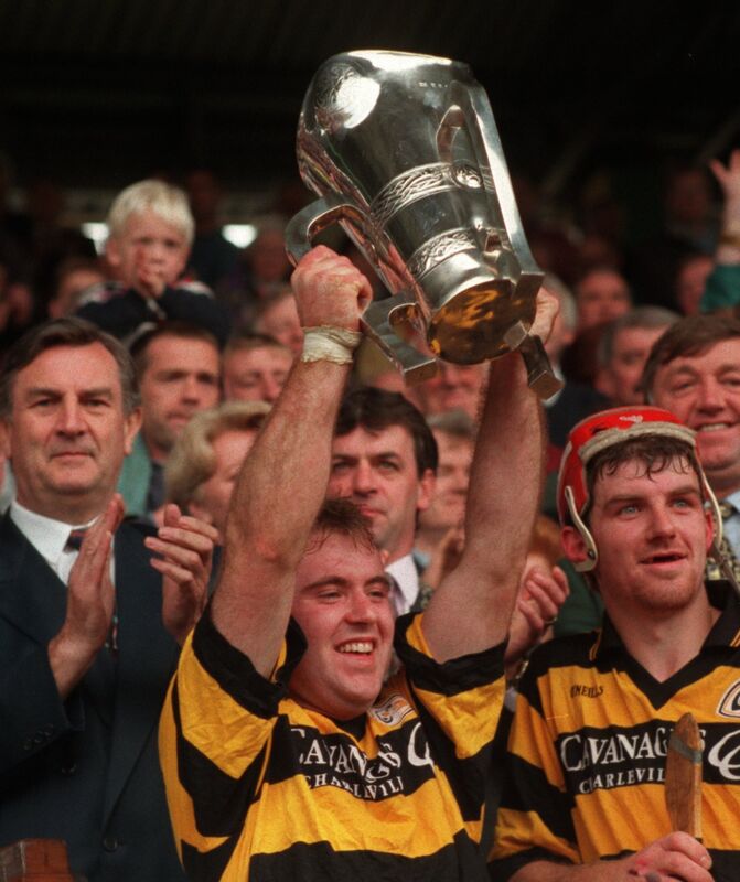 Avondhu captain Aidan Kenny with the Seán Óg Murphy Cup. Picture: Dan Linehan Avondhu captain Aidan Kenny with the Seán Óg Murphy Cup. Picture: Dan Linehan