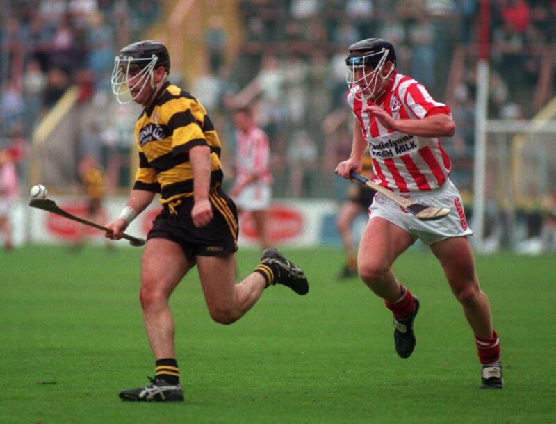 Avondhu's Ray O'Connell racing away from Imokilly's Seamus Collins. Picture: Dan Linehan Avondhu's Ray O'Connell racing away from Imokilly's Seamus Collins. Picture: Dan Linehan