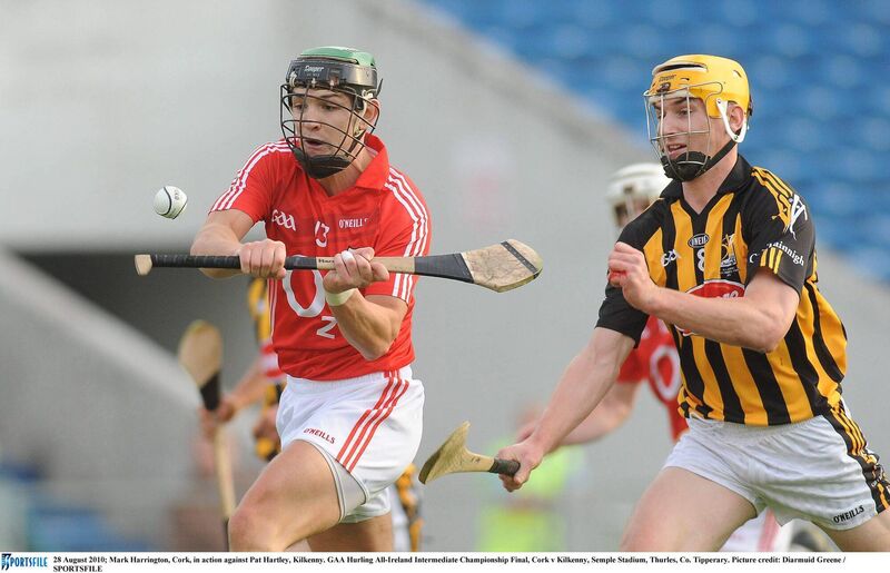 Mark Harrington in action against Pat Hartley in the 2010 final at Semple Stadium. Picture: Diarmuid Greene/SPORTSFILE