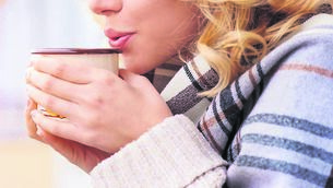 <p>“As we evaluate how the modern world functions, it might be worth considering our relationship with caffeine.” Posed by model</p>