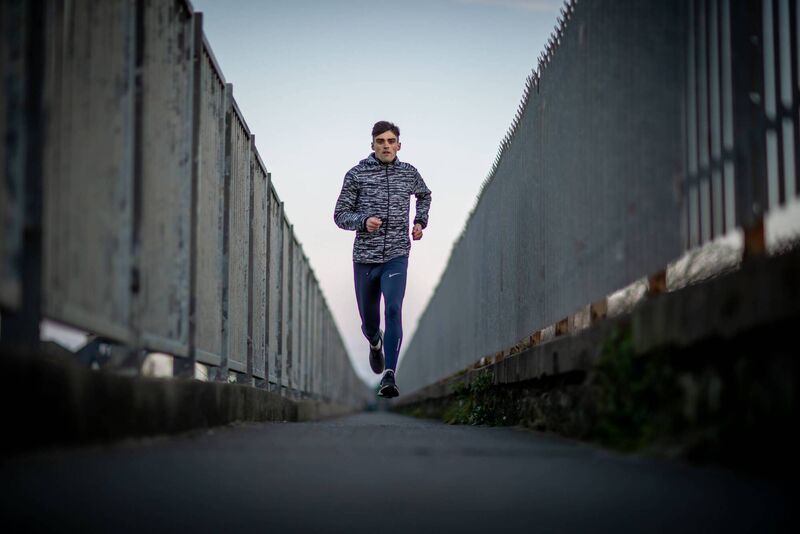 Runner Andrew Coscoran training in front of Bremore Castle, Balbriggan prior to restrictions. Picture: INPHO/Morgan Treacy