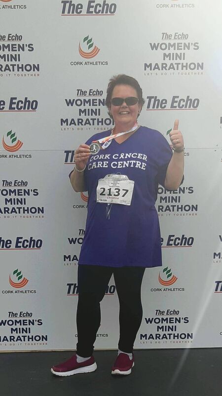 Christine took part in The Echo Women's Mini Marathon last September. Christine took part in The Echo Women's Mini Marathon last September.