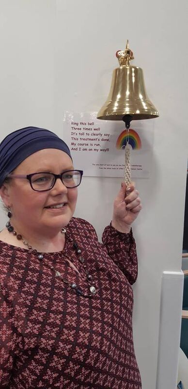 Christine (Deen) Fenton from Mayfield after her treatment. Christine (Deen) Fenton from Mayfield after her treatment.