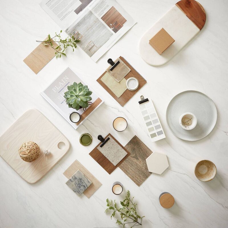 Follow the 3-Colour Rule - a mood board designed by Athina Bluff and Amy Brandhorst, aka interior design duo Topology.