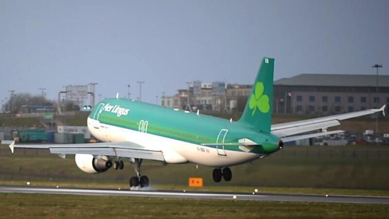 Aer Lingus staff earnings to be halved in April Aer Lingus staff earnings to be halved in April