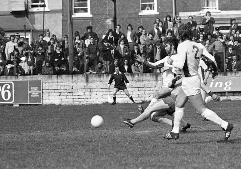Alfie Hale scores for Cork Celtic. Alfie Hale scores for Cork Celtic.