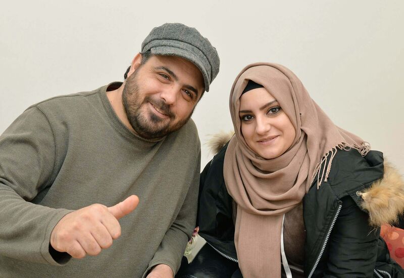 Ahmad Hazimeh and Rawan Kateb in Carrigtwohill, Co. Cork. Picture Denis Minihane.