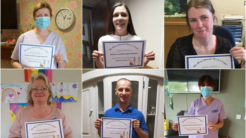 Cork care centre acknowledges its heroes with certificates of appreciation Cork care centre acknowledges its heroes with certificates of appreciation