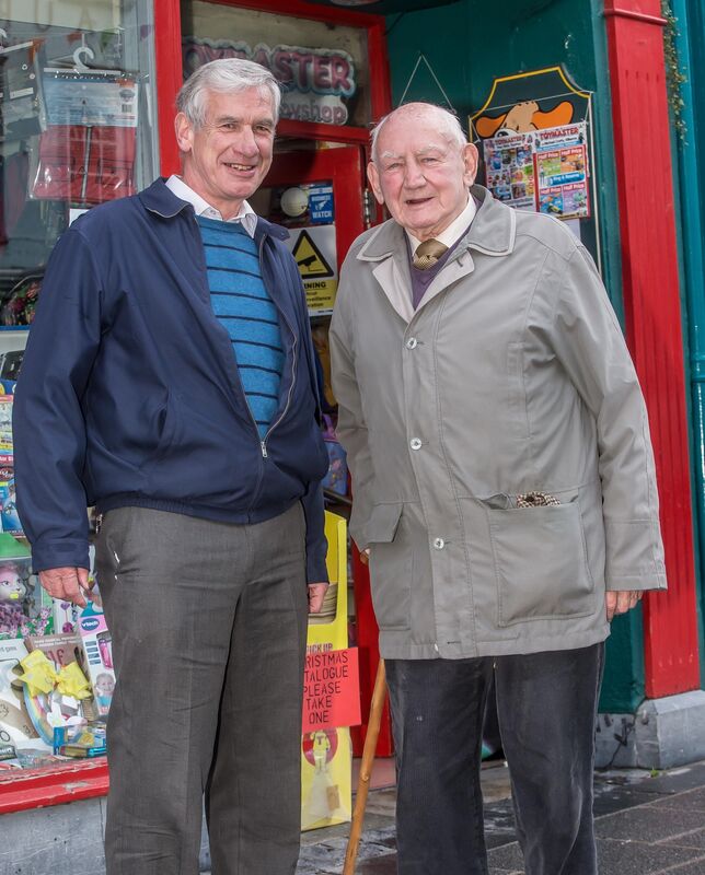 Mick Crotty and his brother Kieran in 2017. Picture: Pat Moore