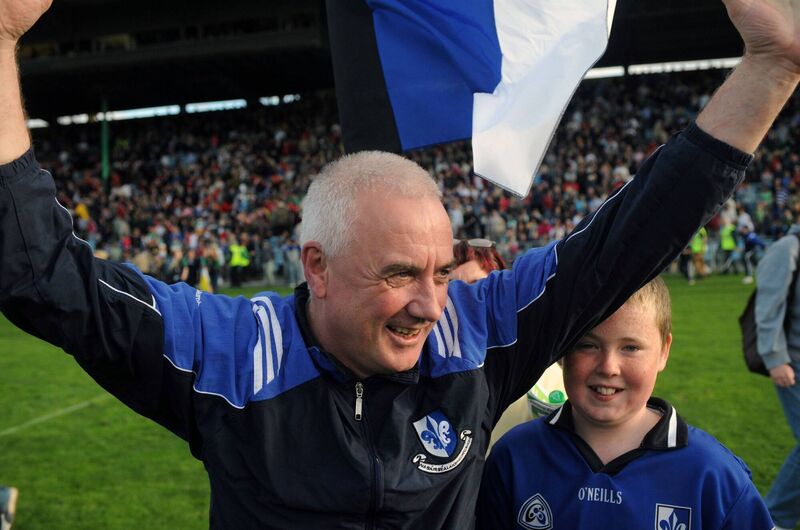 A delighted Sars coach Bertie Óg Murphy. Picture: Des Barry