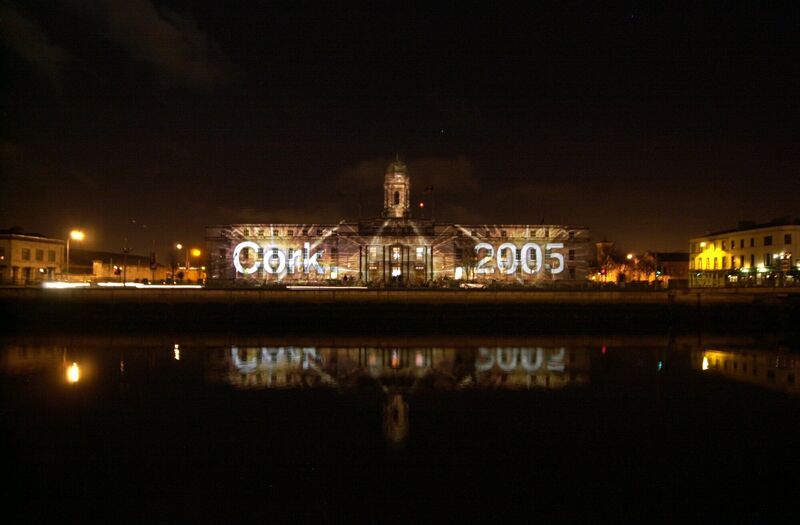 The 2005 Cork City of Culture flag displayed across the City Hall at the launch of the 2005 Cork City of Culture. Pic: Gavin Browne The 2005 Cork City of Culture flag displayed across the City Hall at the launch of the 2005 Cork City of Culture. Pic: Gavin Browne