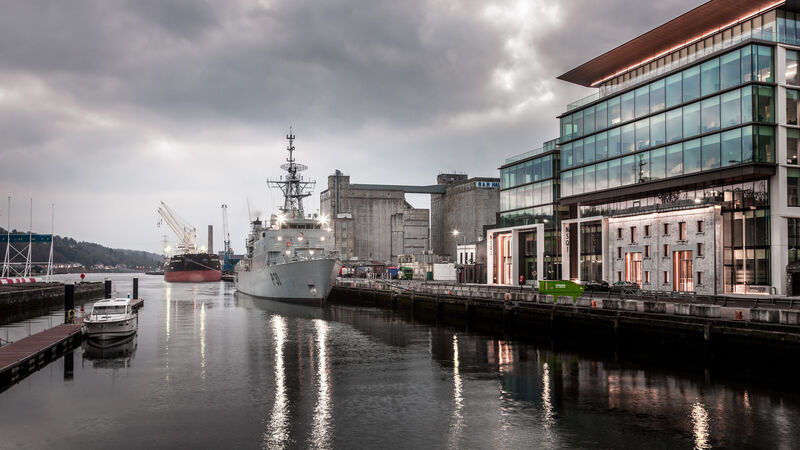 Navy crew come to aid of Lee swimmer in distress