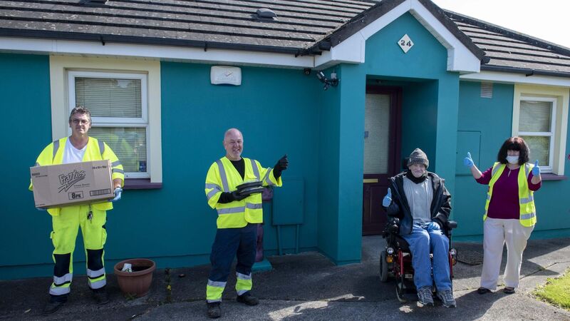 County Council staff helping to deliver over 300 meals a day to residents in East Cork