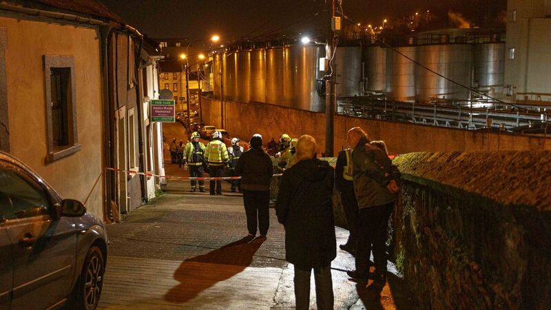 Pictures: Houses evacuated on northside of Cork city after 200-year-old boundary wall collapses