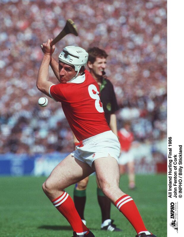 John Fenton of Cork fires a free against Galway in the 1986 All-Ireland. Picture: INPHO/Billy Stickland