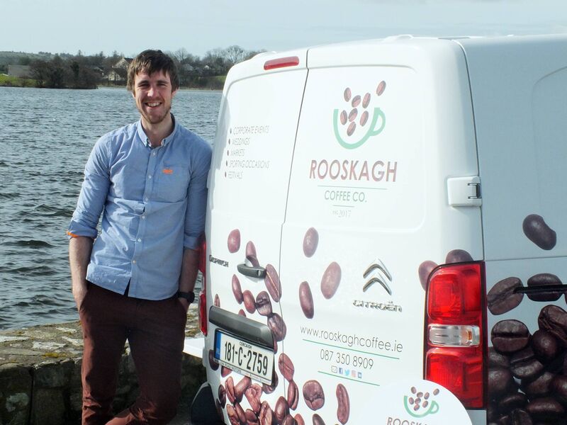 Nick O'Donoghue of Rooskagh Coffee Company. Nick O'Donoghue of Rooskagh Coffee Company.