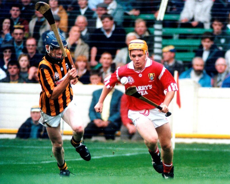 Cork legend Joe Deane in action for the minors against Kilkenny in 1995.