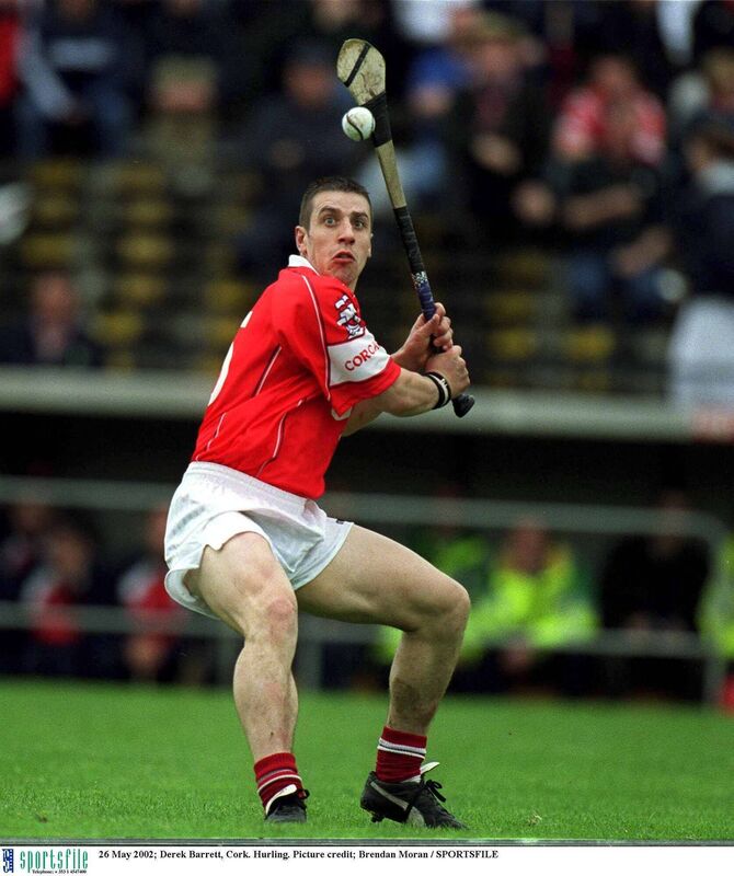 Derek Barrett in action at senior for Cork. Picture: Brendan Moran/SPORTSFILE