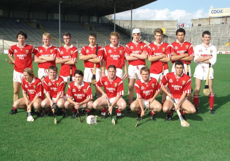 The Cork team before the minor semi-final against Galway in August '95.