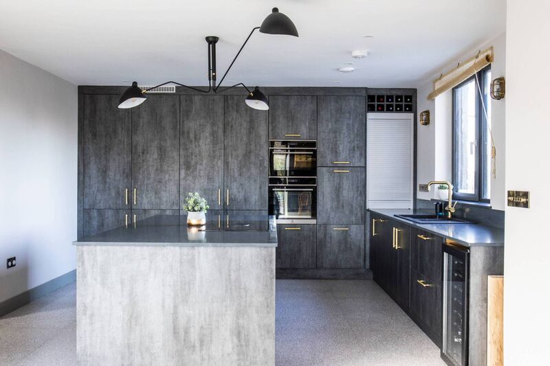 The kitchen in the renovated farm house.	Pictures: Clare Keogh