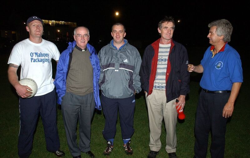 Castlehaven management Darren Fitzpatrick, Fr Charles Sweeney, James McCarthy, Padraig Burke and Dr Christian Jost. Picture: Richard Mills. Castlehaven management Darren Fitzpatrick, Fr Charles Sweeney, James McCarthy, Padraig Burke and Dr Christian Jost. Picture: Richard Mills.