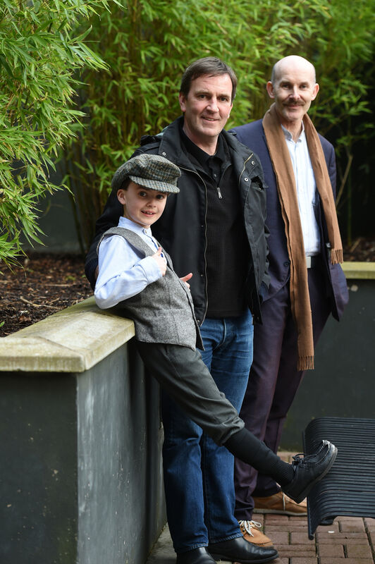 Donncha O'Donovan with his dad Diarmuid and uncle Eugen Manley.Pic; Larry Cummins Donncha O'Donovan with his dad Diarmuid and uncle Eugen Manley.Pic; Larry Cummins