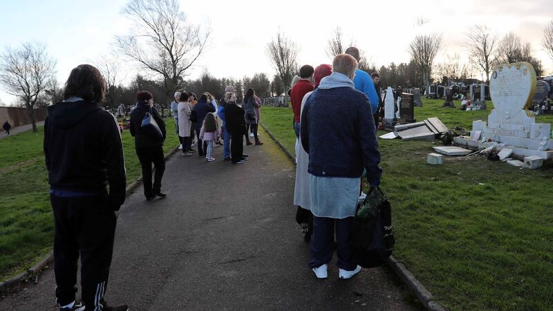 Cork cemetery damage labelled a 'disgrace' but city council say vandalism may not have caused it