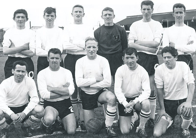 Douglas FAI Junior Finalists 1965: Back: J Calnan, J Cummins, M Canty, D O’Leary, T Collins, N Downey. Front: J Forde, F O’Sullivan, J Kelly, G Barry, B Bird.
