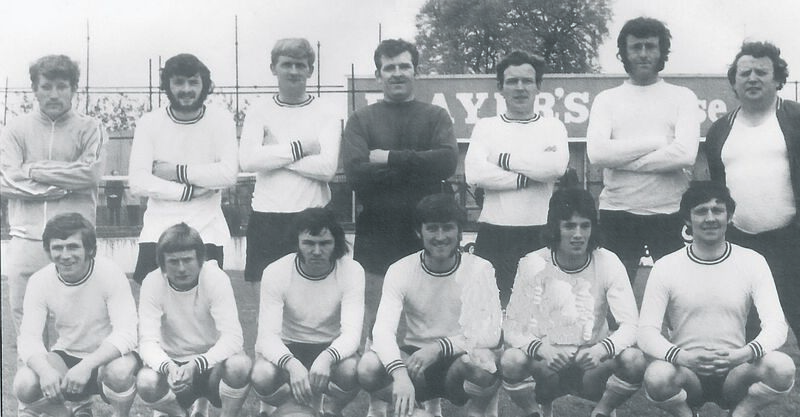 St Mary’s FAI Jun Cup finalists 1972. Back: N Delea, M Lyons, L Hawkins, N Stokes, L O’Donoghue, T Hennessy, J Geaney. Front: T Healy, J Healy, D Healy, P O’Keeffe, J O’Neill and S Murphy. (missing from photo K Murphy).