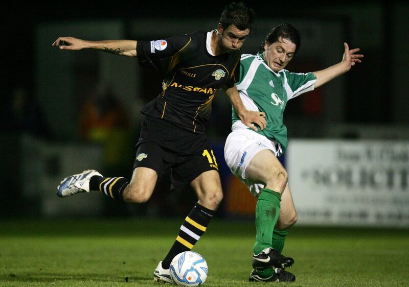 Cork City's Admir Softic and Colm Tresson of Bray fight for the ball in the a 2006 league game. Picture: INPHO/Morgan Treacy Cork City's Admir Softic and Colm Tresson of Bray fight for the ball in the a 2006 league game. Picture: INPHO/Morgan Treacy