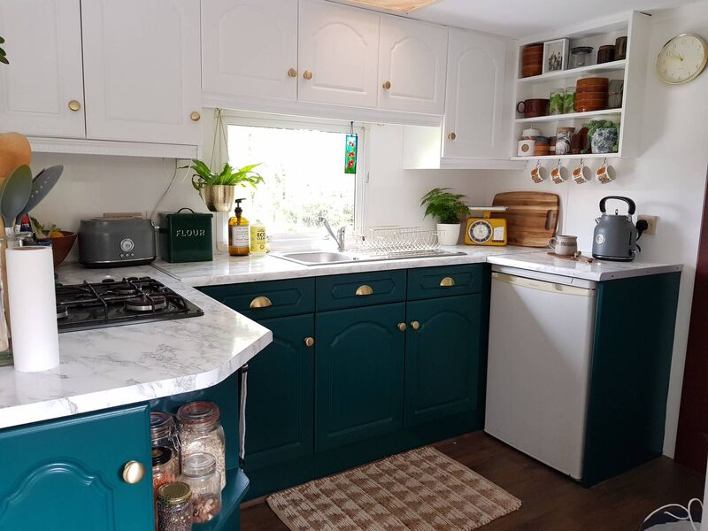 Deirdre's kitchen, which she revamped. Deirdre's kitchen, which she revamped.