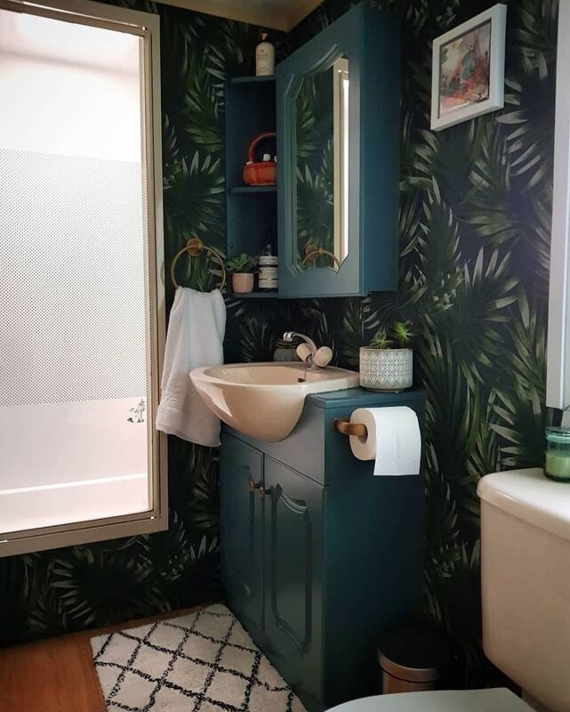 The revamped bathroom. The revamped bathroom.