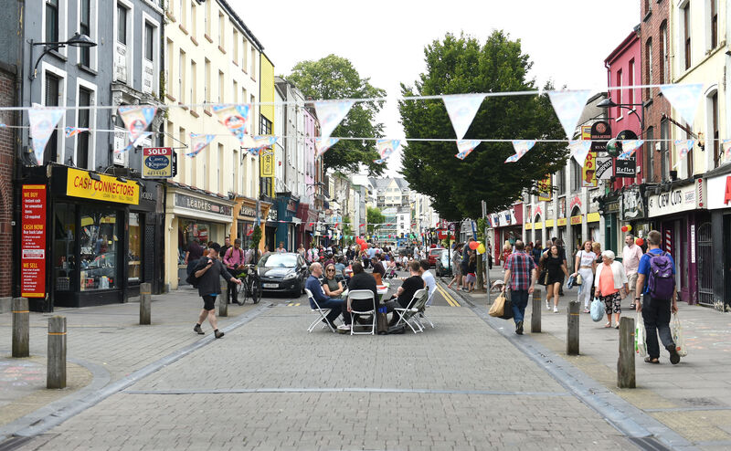 Traders and residents organised a street party on North Main Street last year.Pic; Larry Cummins Traders and residents organised a street party on North Main Street last year.Pic; Larry Cummins