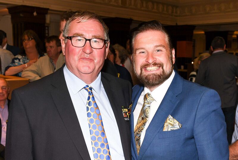 Ken O'Flynn with his dad Noel